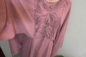Dusty Rose Kaftan Dress