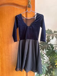 Blue Velvet  Dress