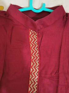 Suit With Chudidar Salwar And Embroid Dupatta