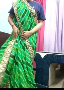 Ready To Wear Lehariya Saree