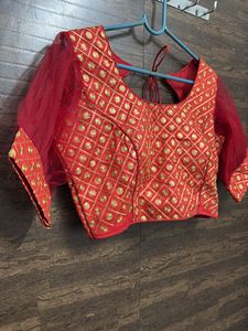A Net Sleeves Blouse