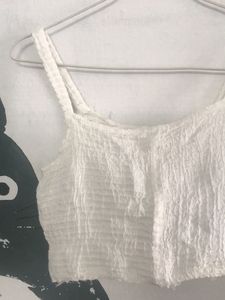 White Cotton Bralette