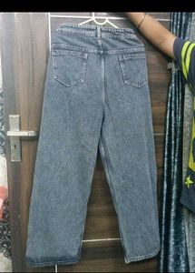 Grey Wide Leg Jeans🎀