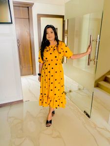 polka dot dress
