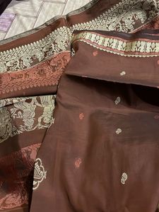 Elegant Brown Saree