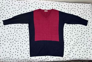 Color Block Long Sleeve Sweater