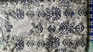 V-neck Short Printed Kurti