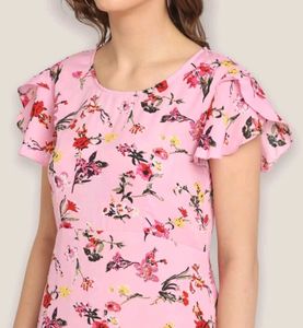 Pink Ruffled Dress