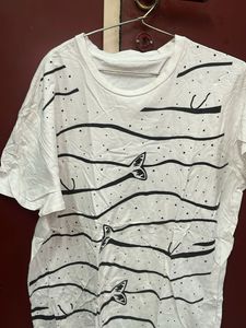 White Whale Print Tee