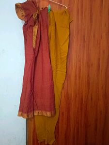 Silk Cotton Kurta with salwar/Pant
