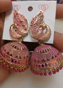 Pink Earrings