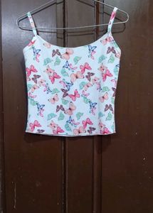 Butterfly Print Tank Top