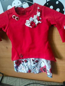 Cute Red &amp; White Outfit