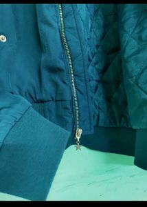 Max Blue Bomber Jacket