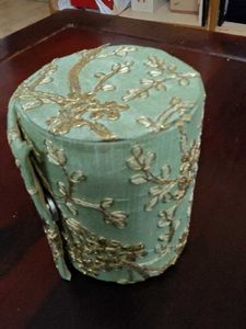 Floral Embroidered Pouch