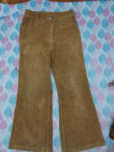 Brown Flared Pants