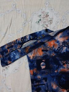Cut Hand Desgin Stretchable Top