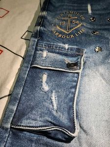 Skull💀 Straight Jeans👖 for PARTY , OCCASIONS