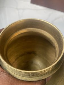 Vintage Brass Pot with Handle
