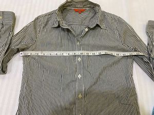 Striped Casual Shirt 32/34 Stretchy