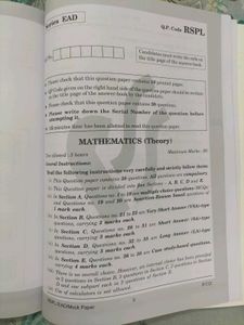 CBSE Class 12 Mathematics Sample Papers