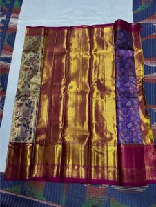 Gold Pure Kanchipuram Silk Sarees
