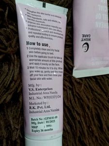 Night Care Korean Peel Facial Mask