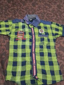 Cute Boys Checkered Shirt