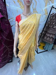 COTTON FESTIVE SAREE WITH BLOUSE