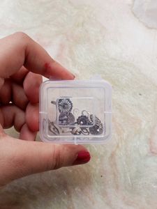 Oxidized Silver Nose Pins