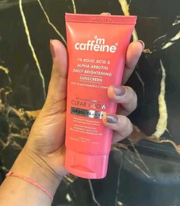 mCaffeine CLEAR GLOW Daily Brightening Sunscreen