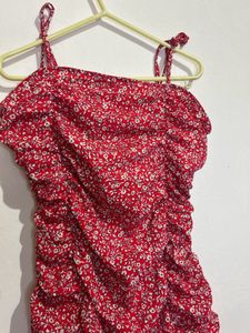 Floral Print Mini Dress