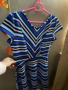 Striped Skater Dress