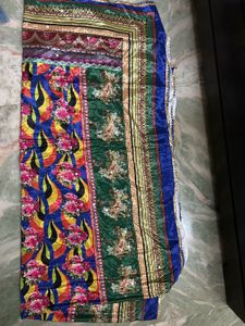 Vintage Floral Print Dupatta