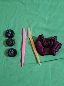 Hair Accessories &amp; Mink Lashes Bundle razor scrunc