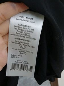 Vero Moda Black Top