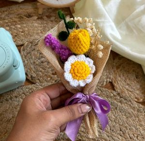 Mini Crochet Flowers Bouquet 💐
