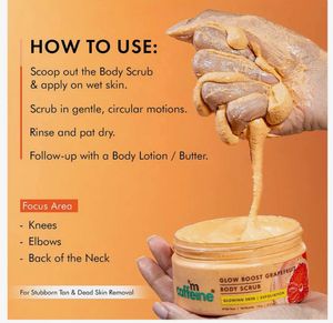 mCaffeine Glow Boost Grapefruit Body Scrub