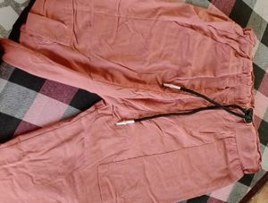 Peach Cargo Pants