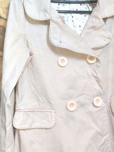 Baby Pink Long Overcoat