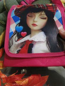 Pink Girlish Sling Bag