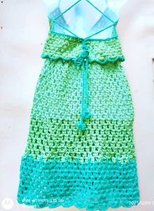 Crocheted Co-Ord Set, Skirt And Top