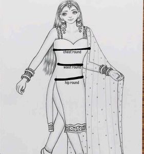 suit patiyala backless with criss cross dori