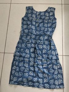 A White+Blue One-piece