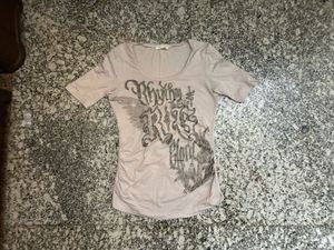 y2k Graphic Print Tee