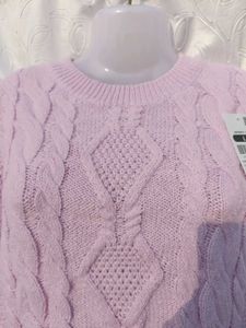 Shein Lavender Knit Sweater 💜