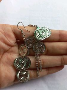 Stylish Silver Dangle Earrings