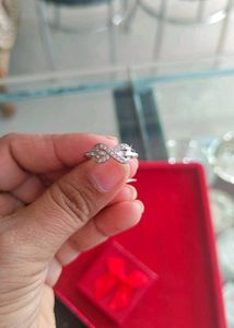925 Infinity Ring with hallmark