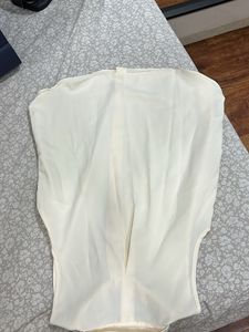 Forever 21 Cream Sleeveless Top