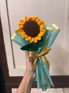 Crochet Sunflower Bouquet